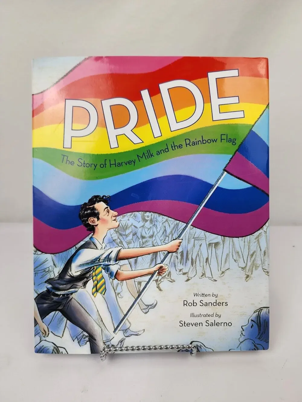 Pride: The Story of Harvey Milk and the Rainbow Flag - Hardcover - GOOD